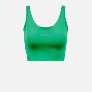 District Vision Long Line Bra in Green